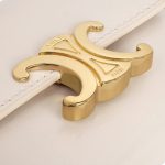 COMPACT WALLET WITH COIN TRIOMPHE IN SHINY CALFSKIN PALE BEIGE - Image 5